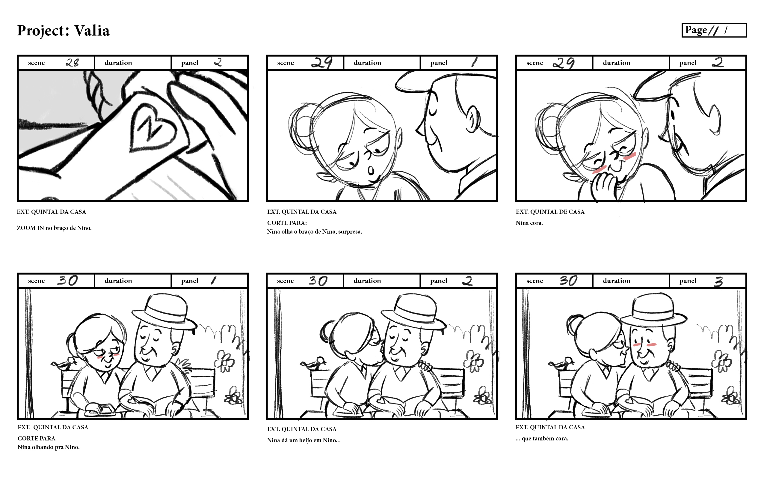 storyboard for a private insurance plan, to be animated with motion graphics